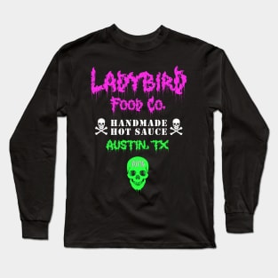 Ladybird Pink-Green Metal Gig Long Sleeve T-Shirt